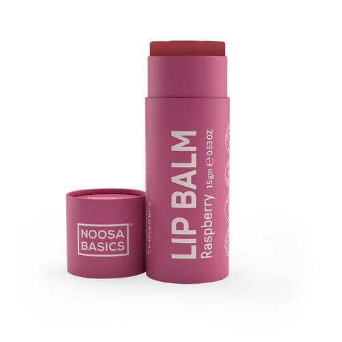 Noosa Basics Organic Lip Balm Raspberry 15g