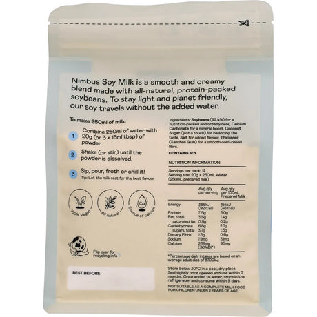 Nimbus Soy Milk Powder