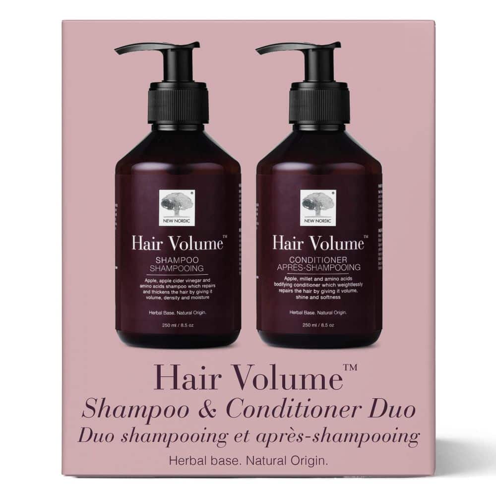 New Nordic Hair Volume Shampoo & Conditioner Duo 500ml