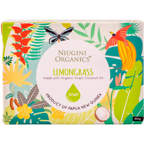 Niugini Organics Soap Coconut Oil & Lemongrass 100g