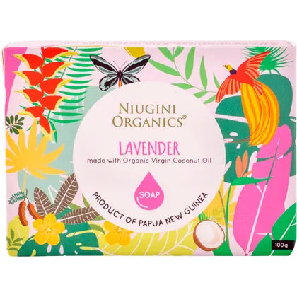 Niugini Virgin Coconut Oil Soap Lavender 100g