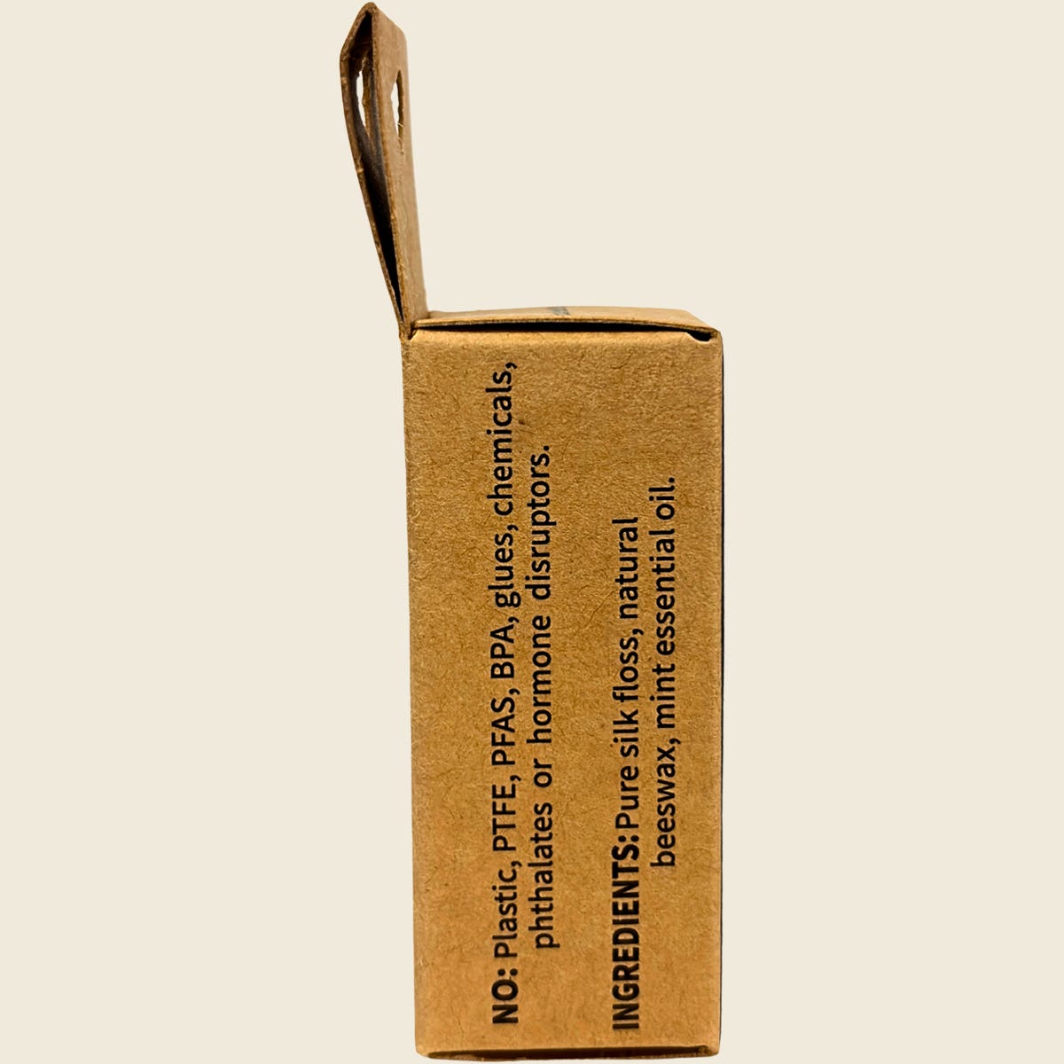 Natural Health Co Natural Silk Floss 30m — left packaging view