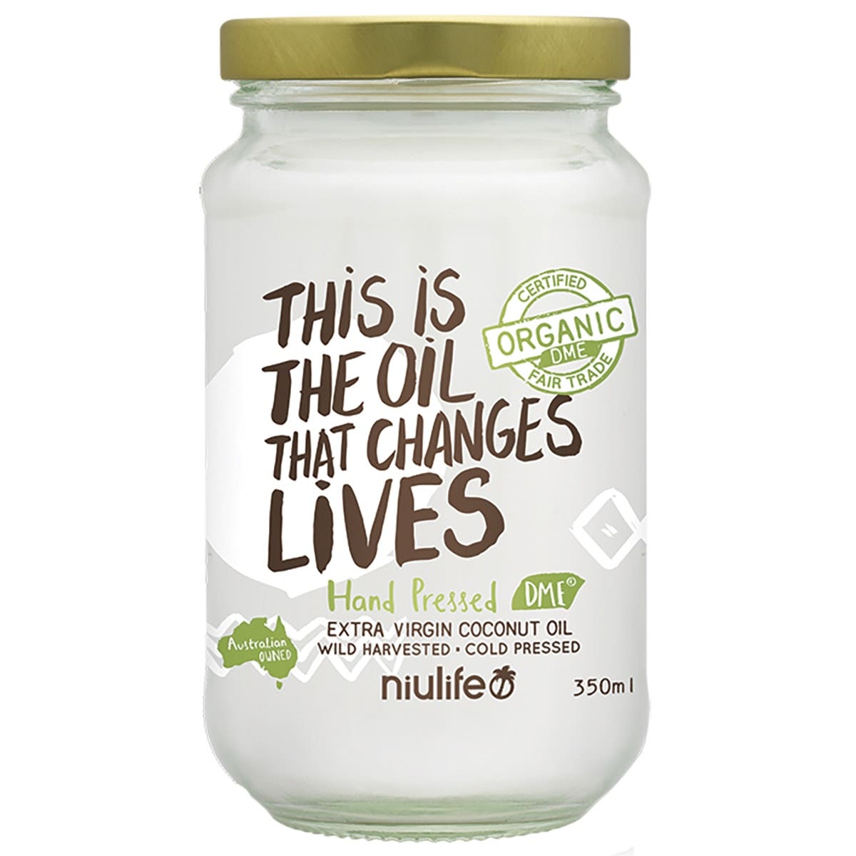 Niulife Extra Virgin Coconut Oil 350mL