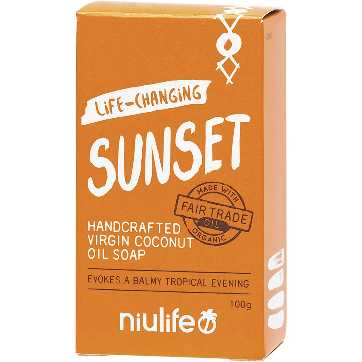 Niulife Organic Virgin Coconut Oil Soap - Sunset (100g)