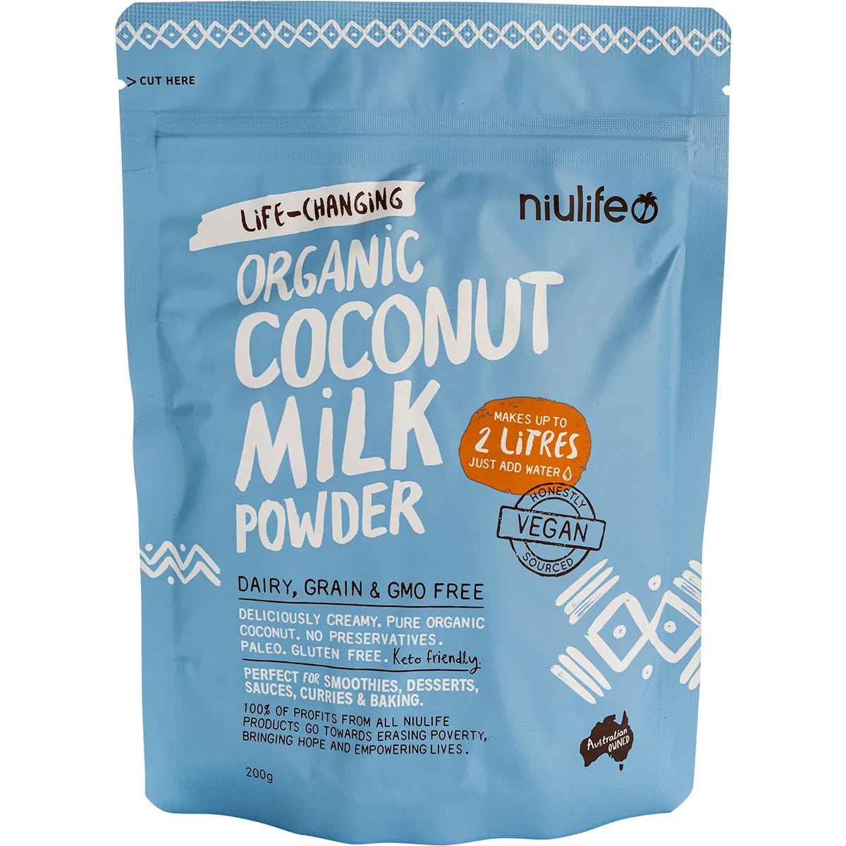 Niulife Organic Coconut Milk Powder - 200g