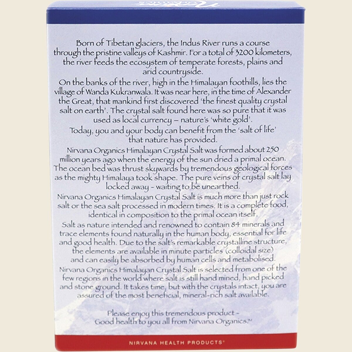 Nirvana Himalayan Salt Stone Ground (Fine) 1kg