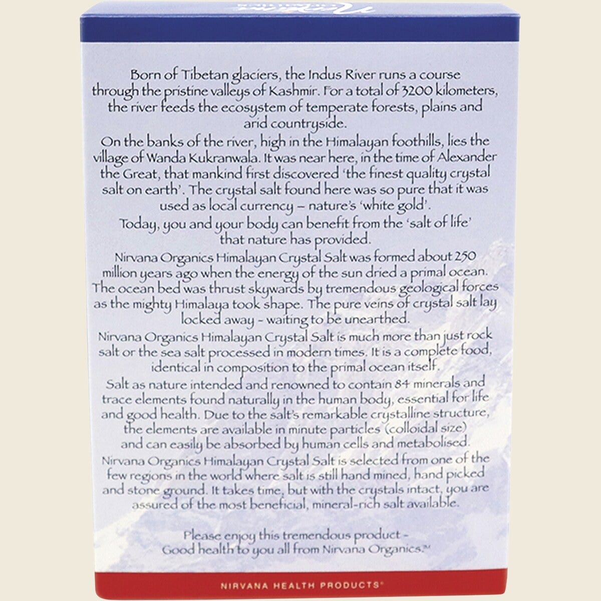 Nirvana Himalayan Salt Stone Ground (Granules) 1kg