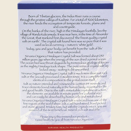 Nirvana Himalayan Salt Stone Ground (Granules) 1kg