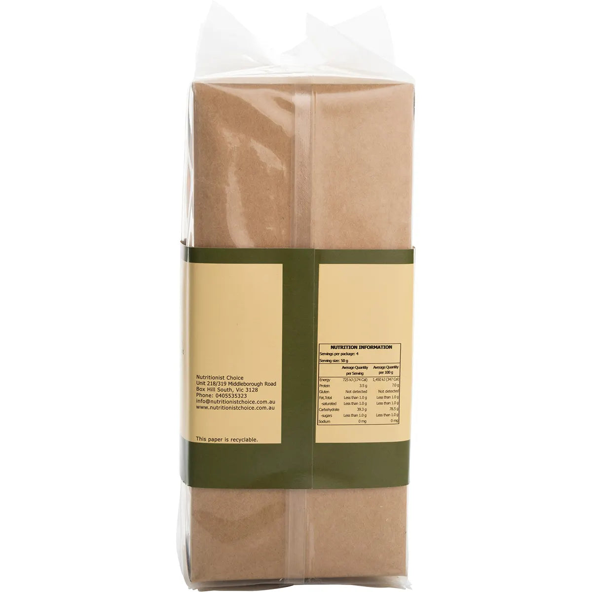 Nutritionist Choice Rice Bifun Organic Unbleached Noodle 200g