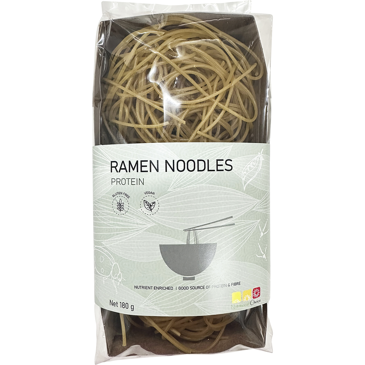 Nutritionist Choice Protein Ramen Noodles 180g – front product packaging