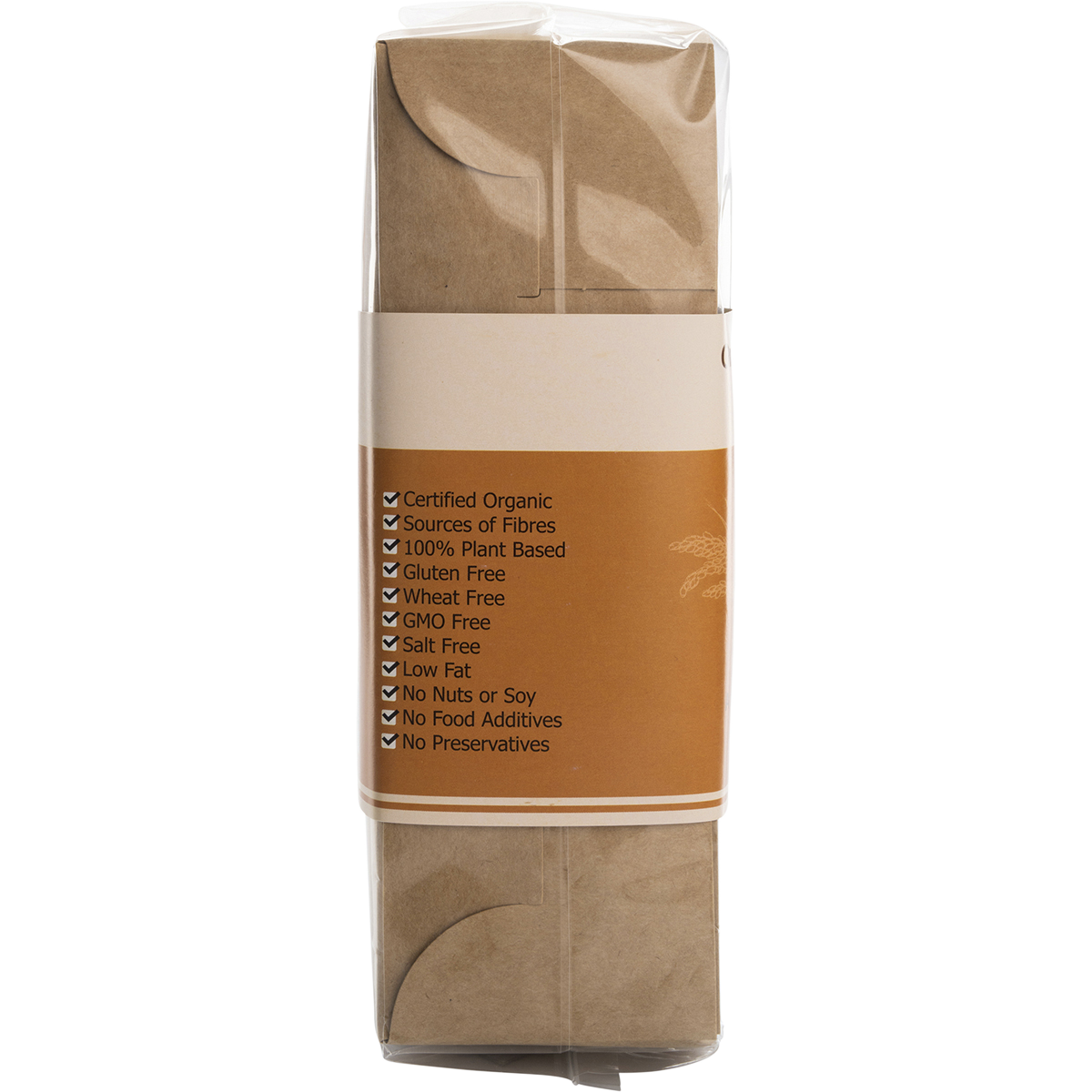Nutritionist Choice Certified Organic Brown Rice Noodles 180g – left side packaging