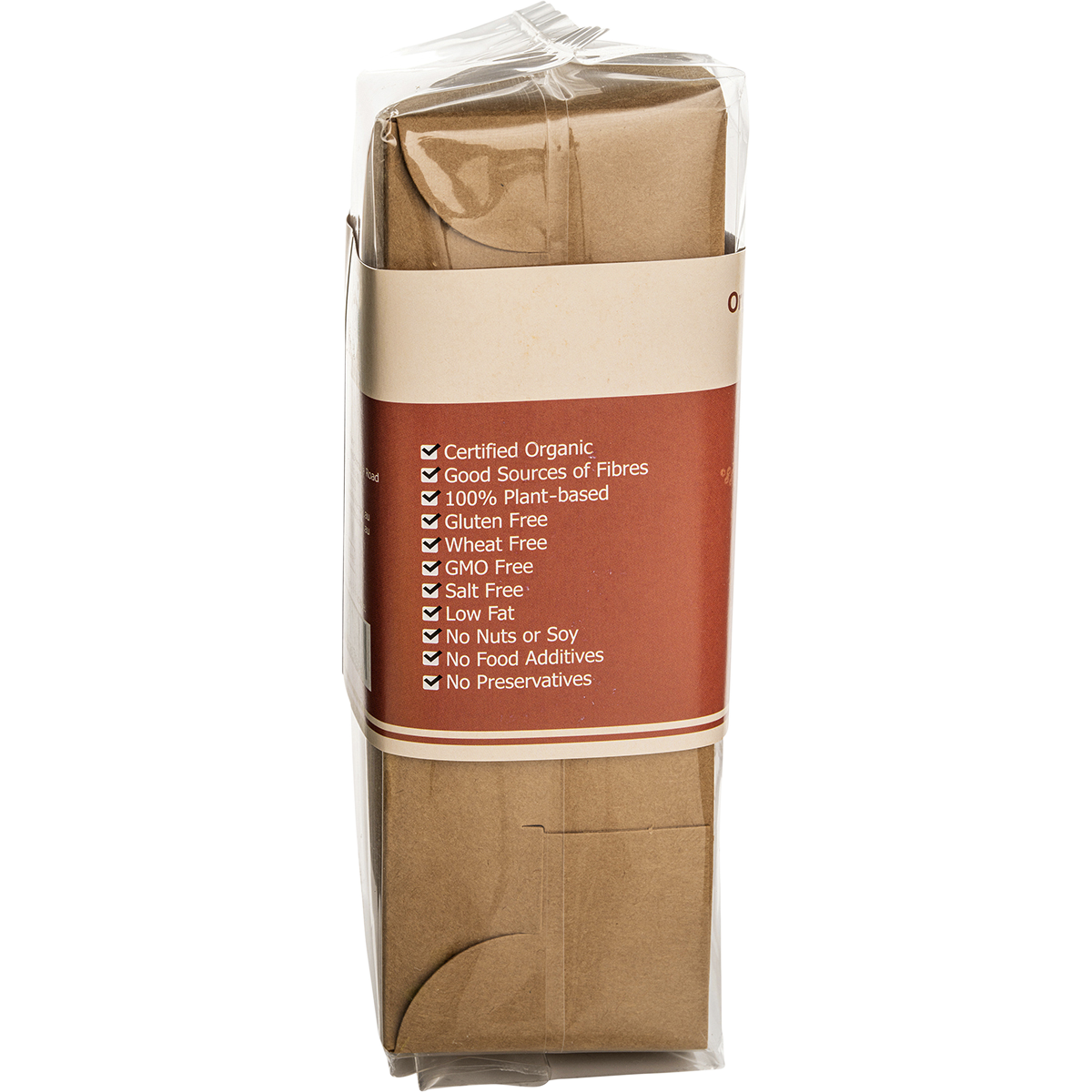 Nutritionist Choice Certified Organic Quinoa & Brown Rice Noodles 180g – right side packaging