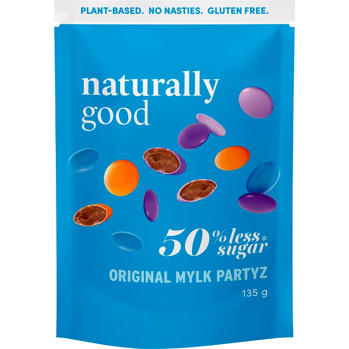 Naturally Good Original Mylk Partyz 35% Less Sugar 135g