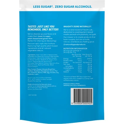 Naturally Good Original Mylk Partyz 35% Less Sugar 135g