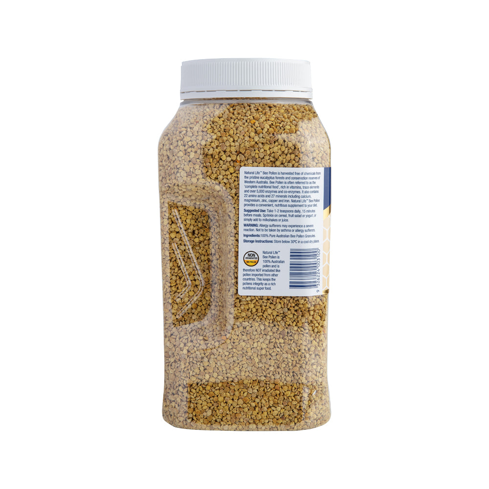 Natural Life Bee Pollen Granules (Non Irradiated) 1.25kg