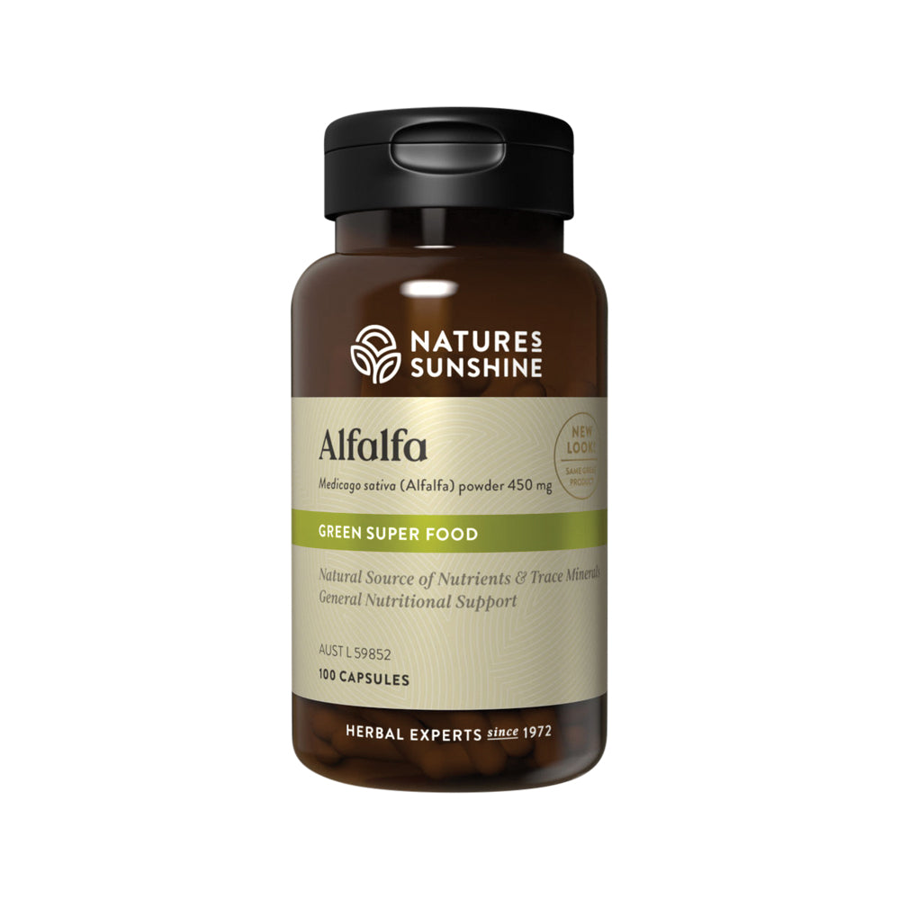 Nature's Sunshine Alfalfa 450mg 100 Capsules