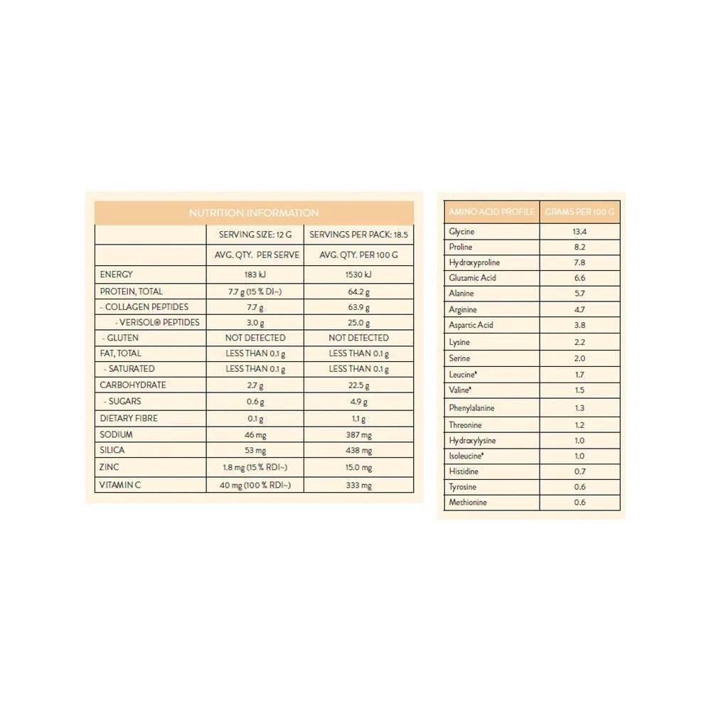 Nutra Organics Collagen Beauty Caramel 225g