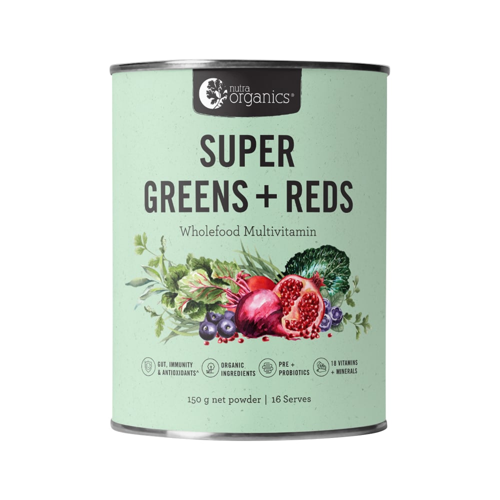 Nutra Organics Super Greens + Reds