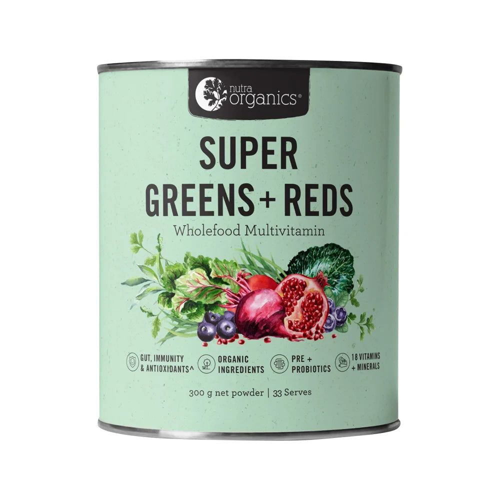 Nutra Organics Super Greens + Reds
