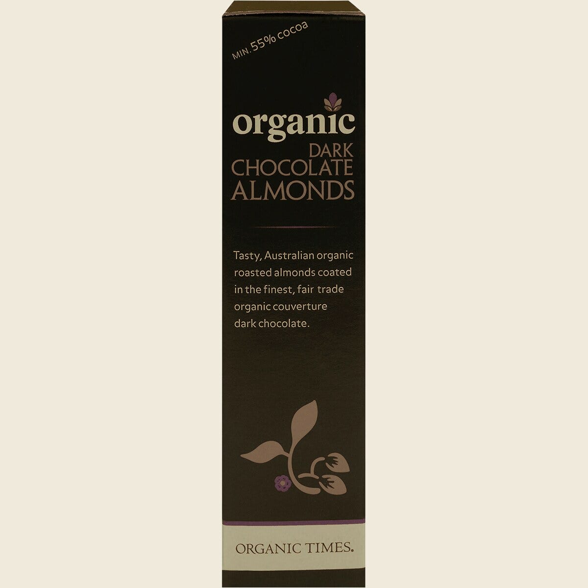 Organic Times Certified Organic Dark Chocolate & Almonds 150g