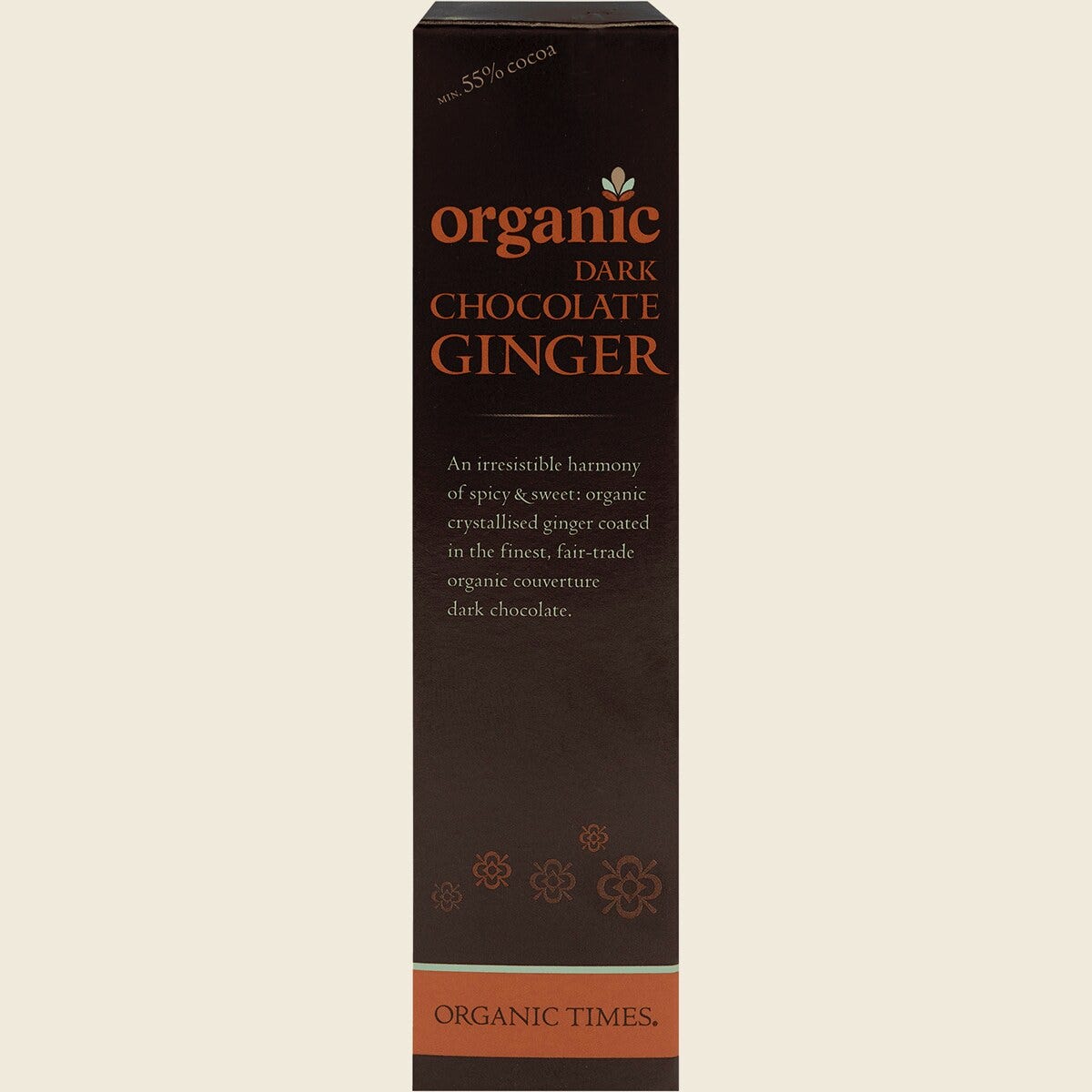 Organic Times Certified Organic Dark Chocolate & Ginger 150g