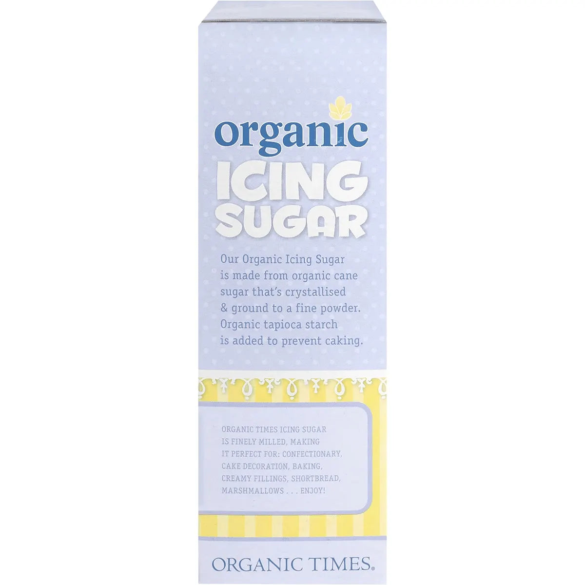 Organic Times Icing Sugar 250g