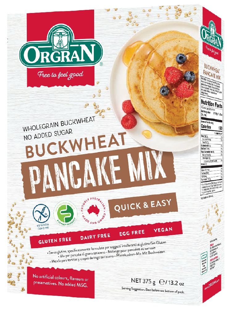 Orgran Gluten Free Buckwheat Pancake Mix