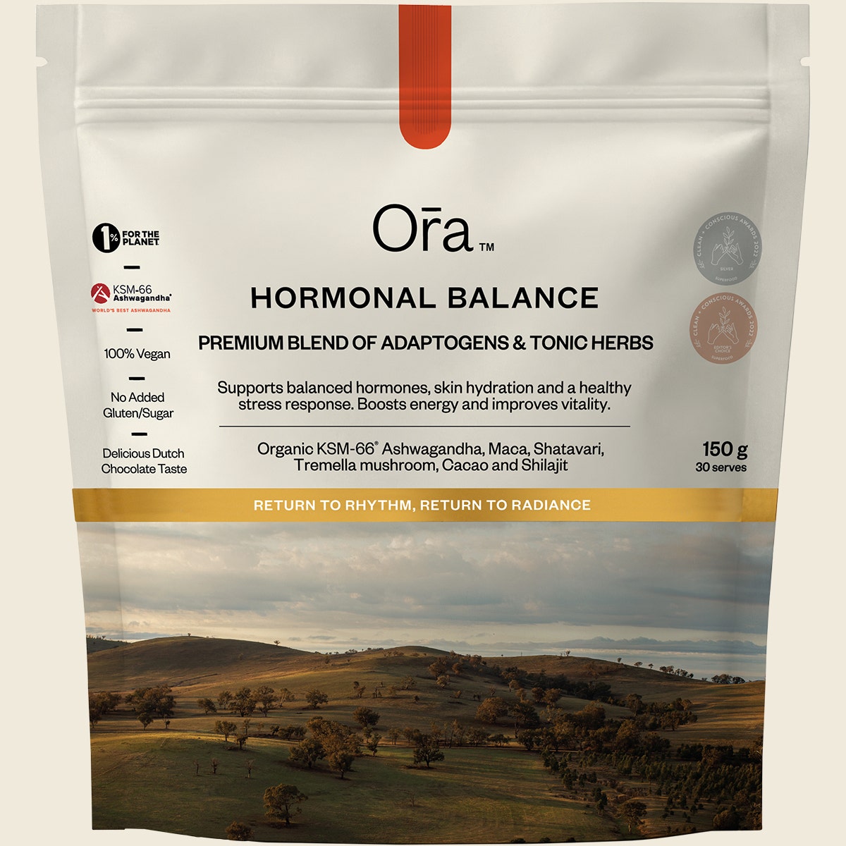 Ora Health Hormonal Balance Chocolate 150g front pack