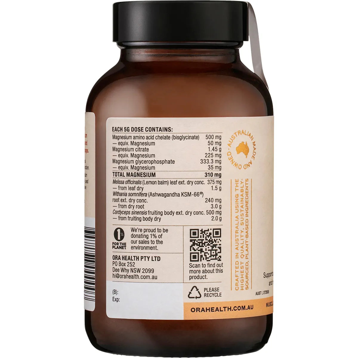 Ora Health Mag3 Mood Powder 150g