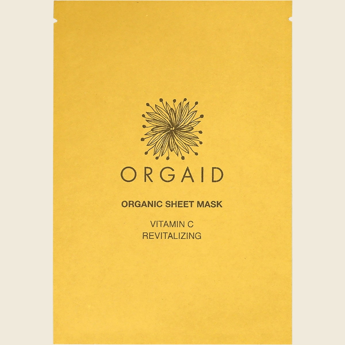 Orgaid Organic Sheet Mask Vitamin C & Revitalizing 24ml