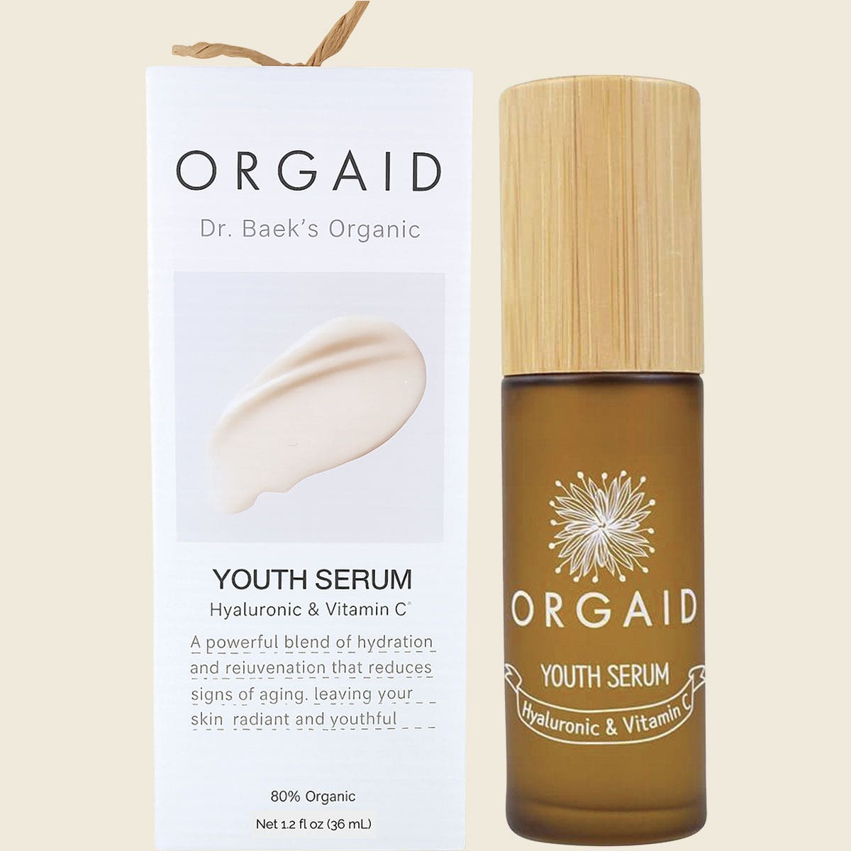 Orgaid Youth Serum Hyaluronic And Vitamin C 36ml