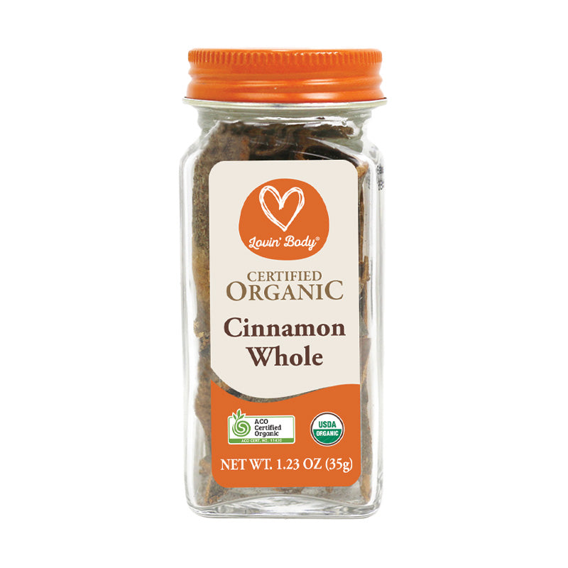 Lovin' Body Certified Organic Cinnamon Whole 30g