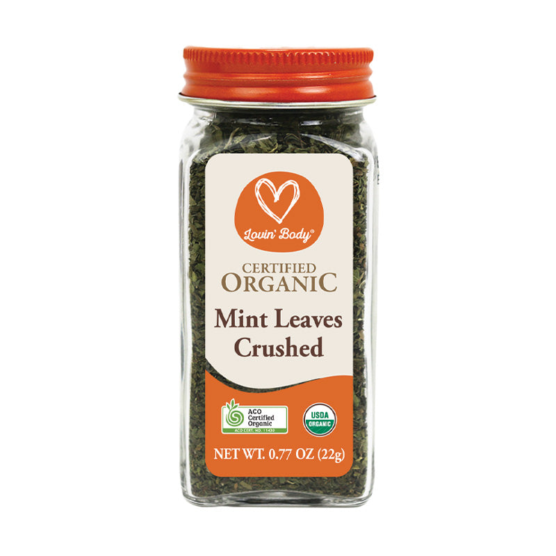 Lovin' Body Certified Organic Mint Leaves 22g