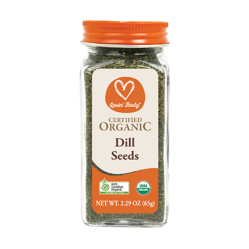 Lovin' Body Certified Organic Dill Seeds 65g