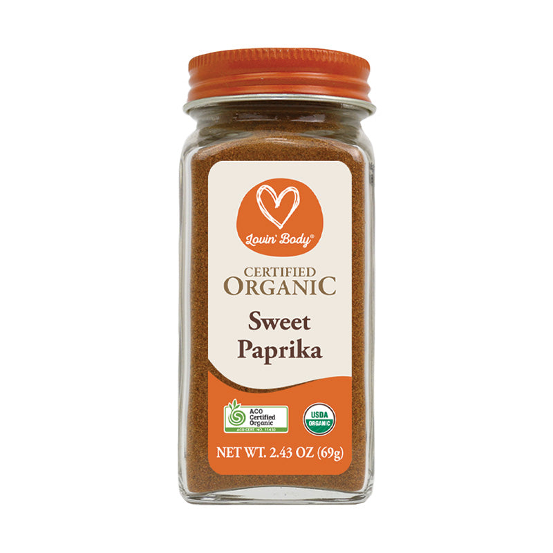 Lovin' Body Certified Organic Sweet Paprika 69g