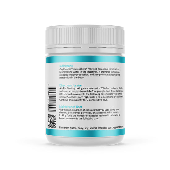 Micronutrition OxyCleanse 120 Vege Caps Back