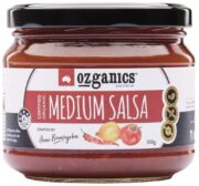 Ozganics Organic Salsa Medium Gluten Free 310g Front