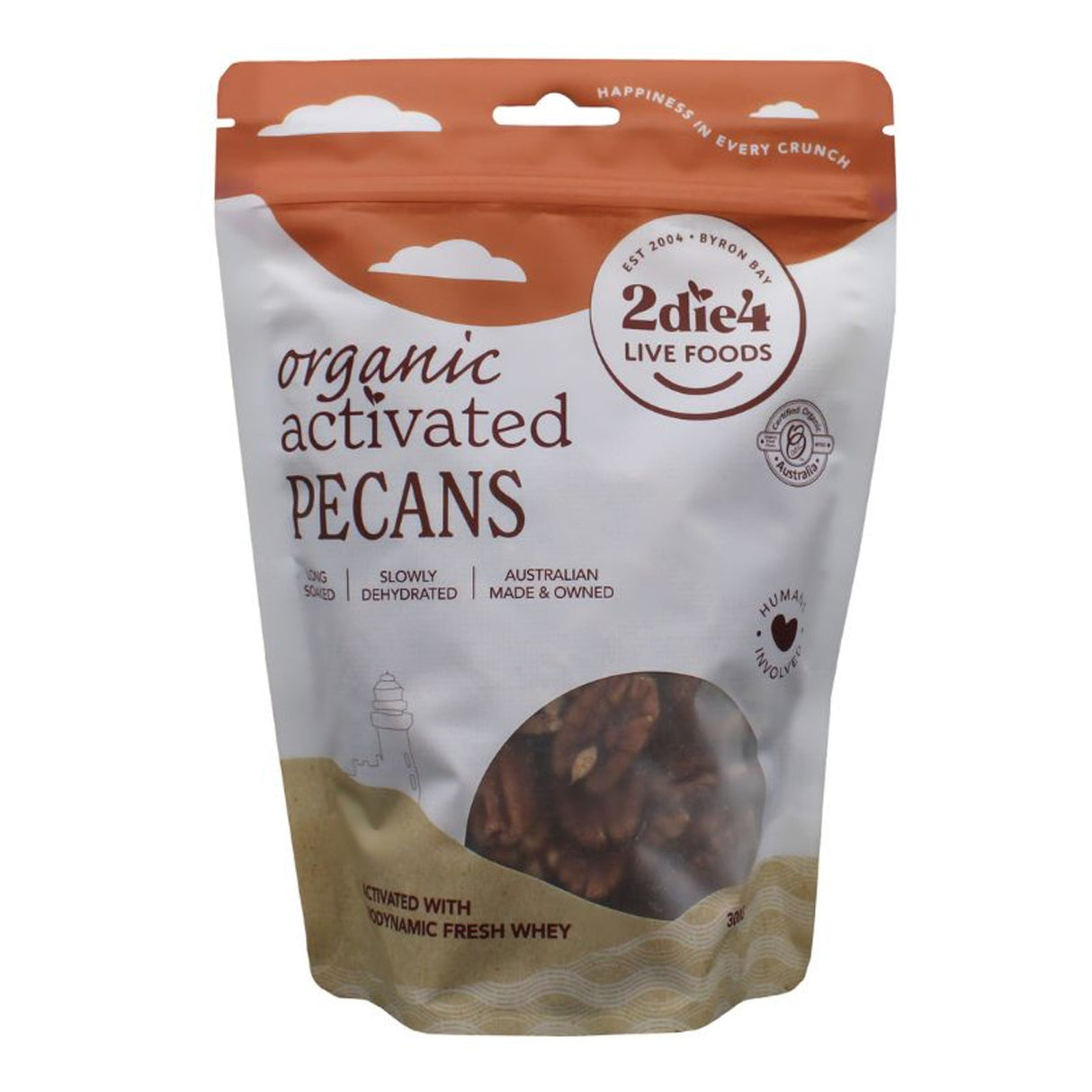 2Die4 Activated Organic Pecans 300g