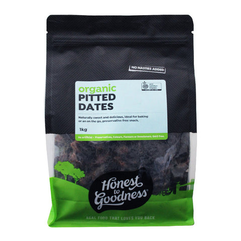 Honest To Goodness Organic Dates Pitted 1KG