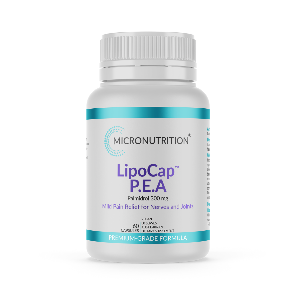 Micronutrition LipoCa P.E.A 60 Vege Caps Front