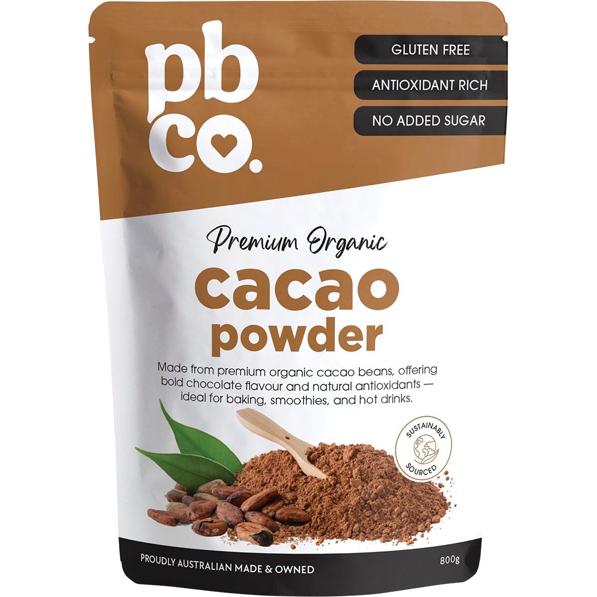 PBco Organic Cacao Powder 800g