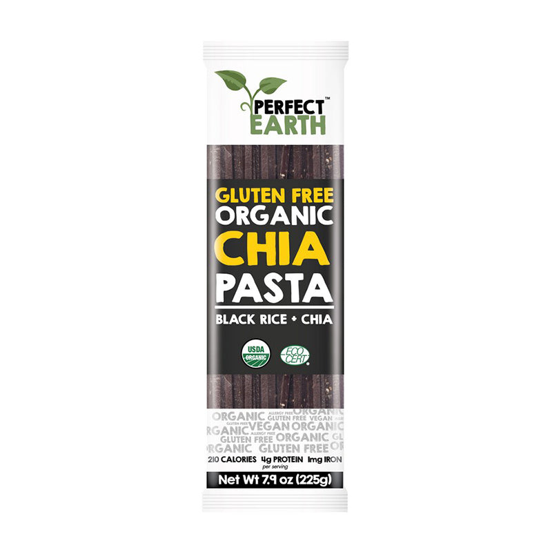 Perfect Earth Organic Rice and Chia Pasta - Black 225g x 6