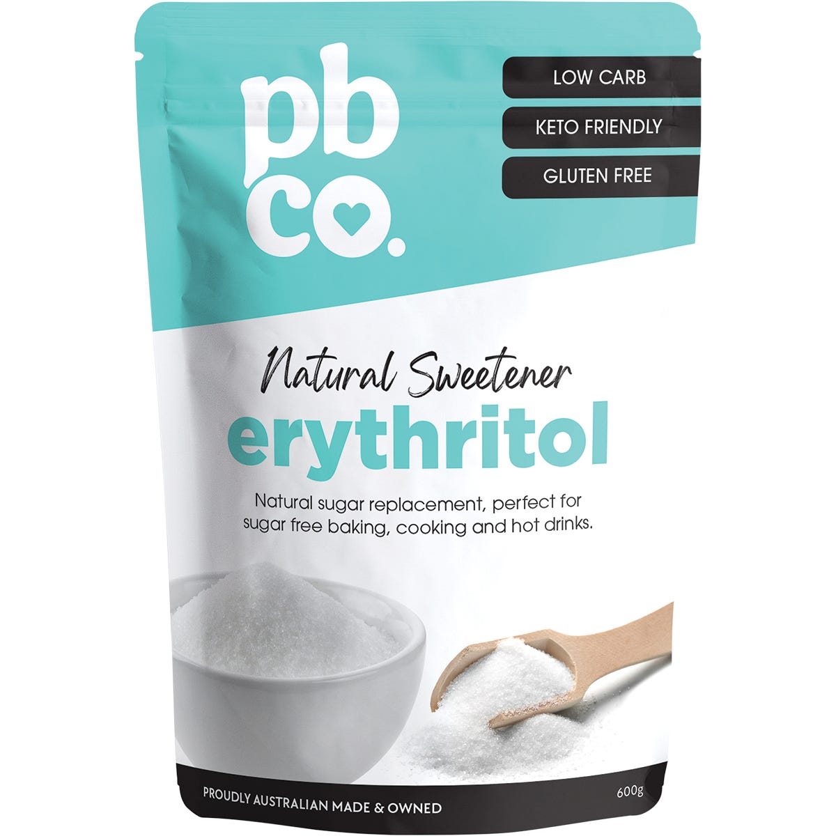 PBco Erythritol Natural Sweetener 600g