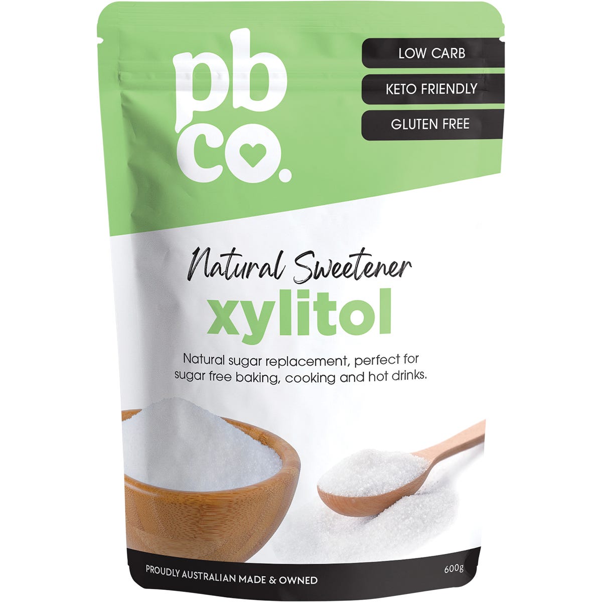 PBco Xylitol Natural Sweetener 600g