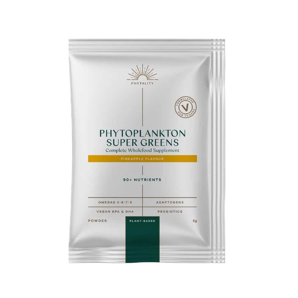 Phytality Nutrition Phytoplankton Super Greens Powder Sachet 12 x 6g