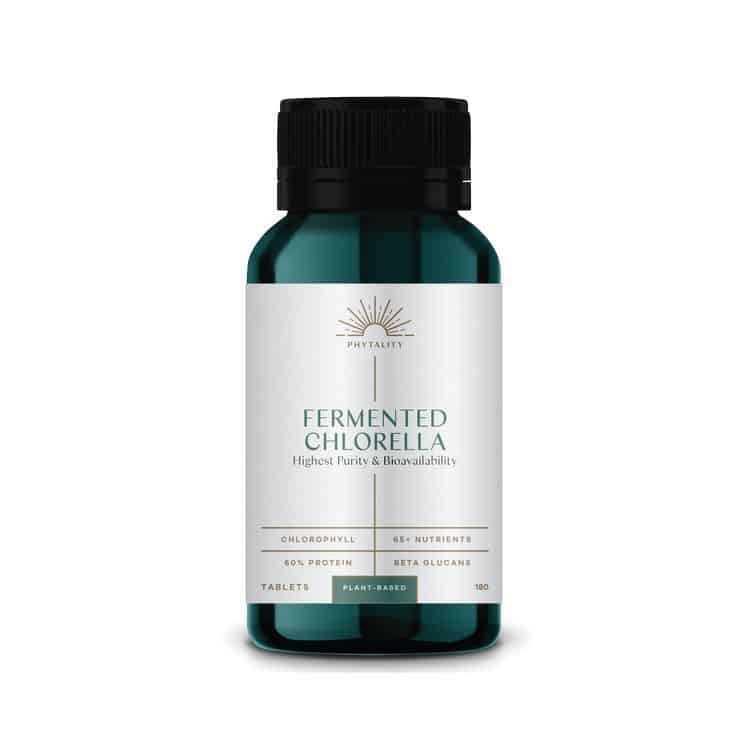 Phytality Nutrition Fermented Chlorella 240 Pressed Tablets