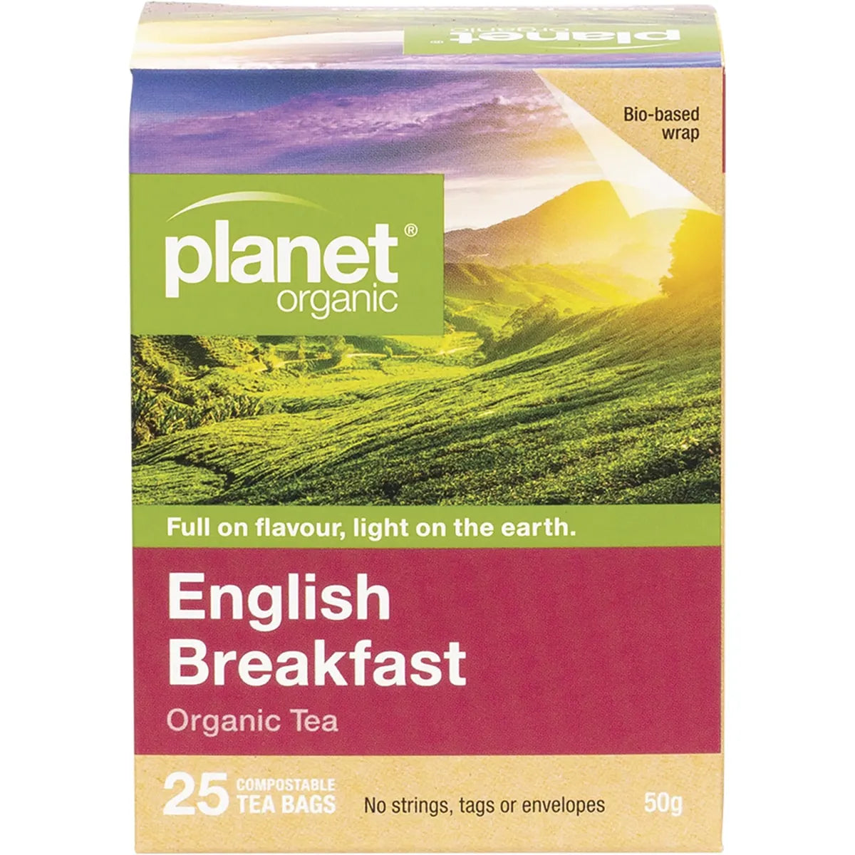 Planet Organic English Breakfast Tea x 25 Tea Bags