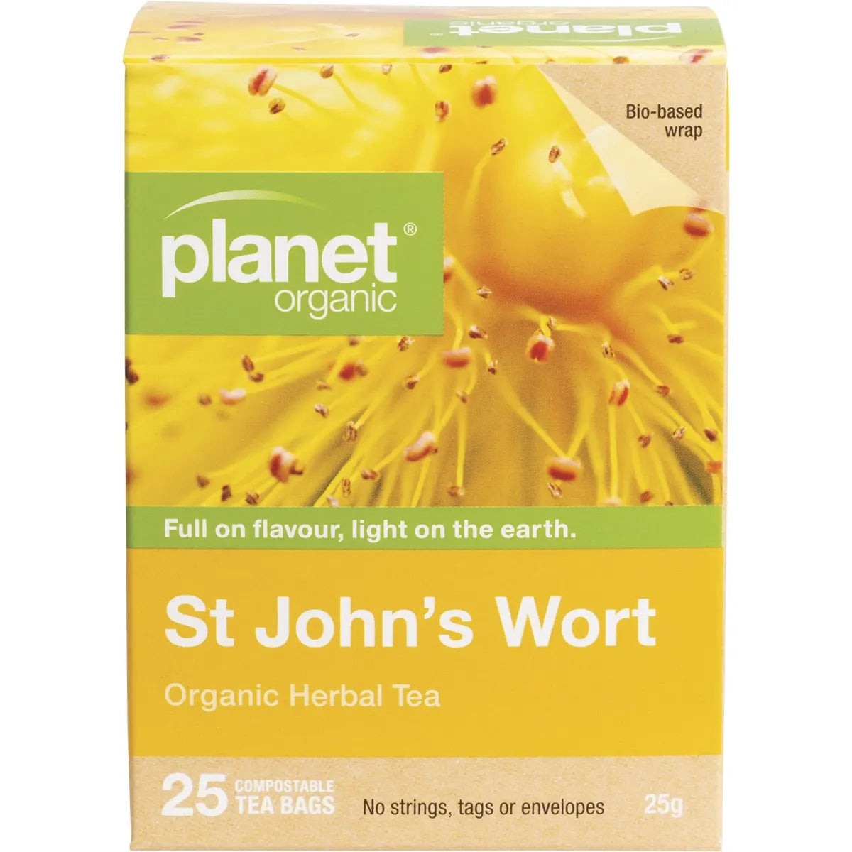 Planet Organic Organic Herbal Tea St John's Wort x 25 Tea Bags