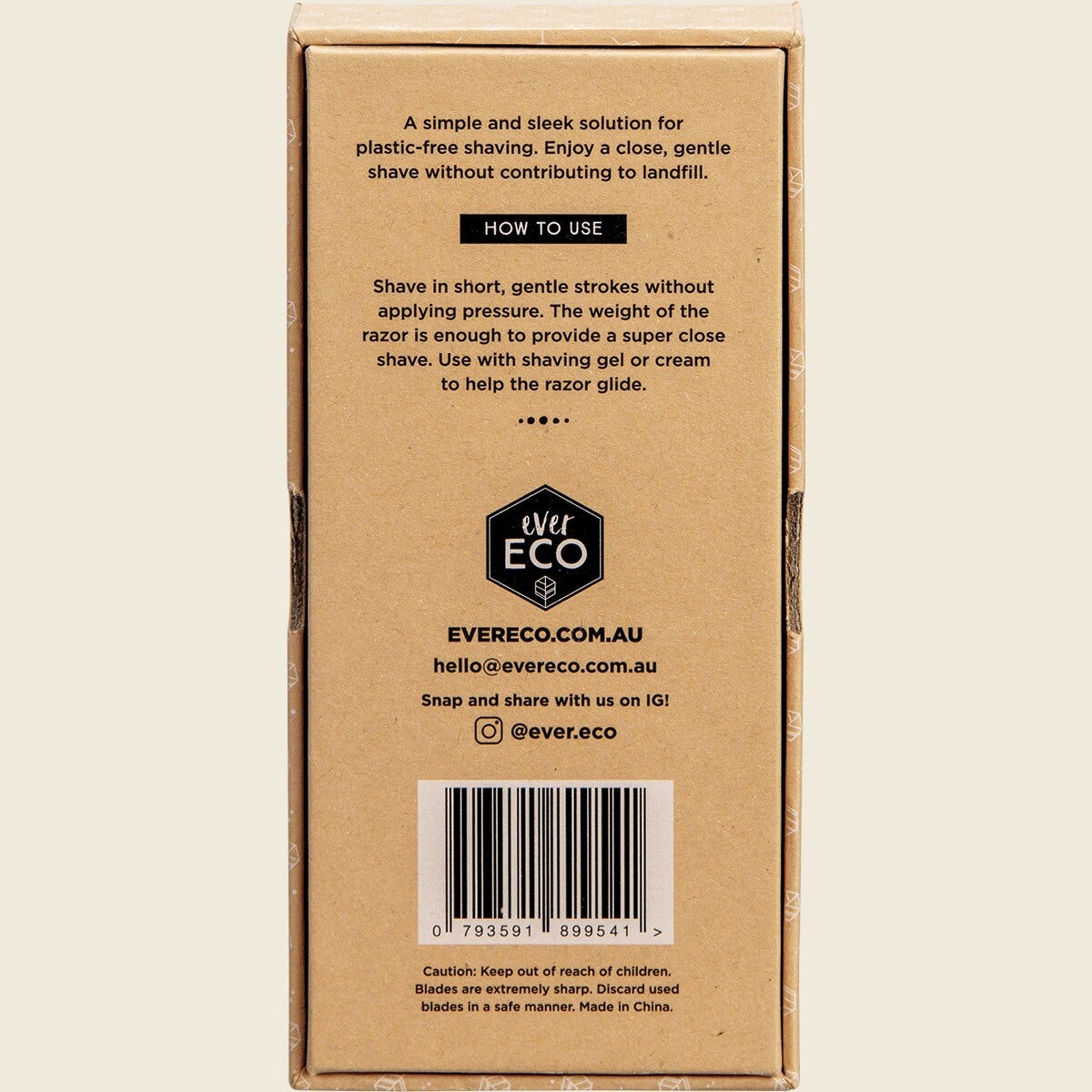 Ever Eco Safety Razor Matte Black