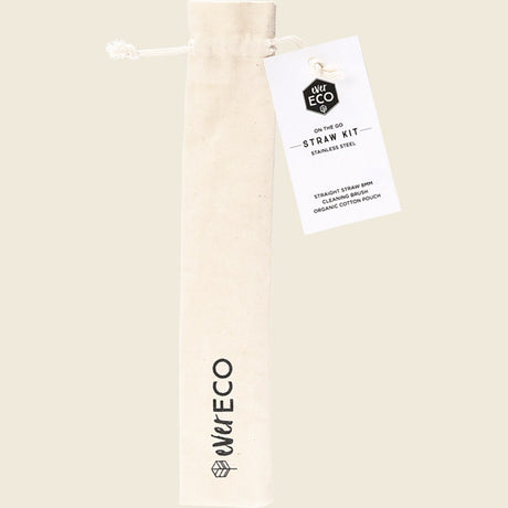 Ever Eco On-The-Go Straight Stainless Steel Straw Kit